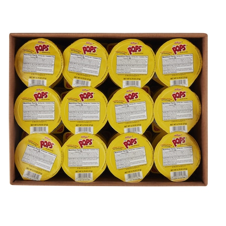 Kelloggs Kellogg's Corn Pops Cereal .75 oz. Bowl, PK96 3800001096